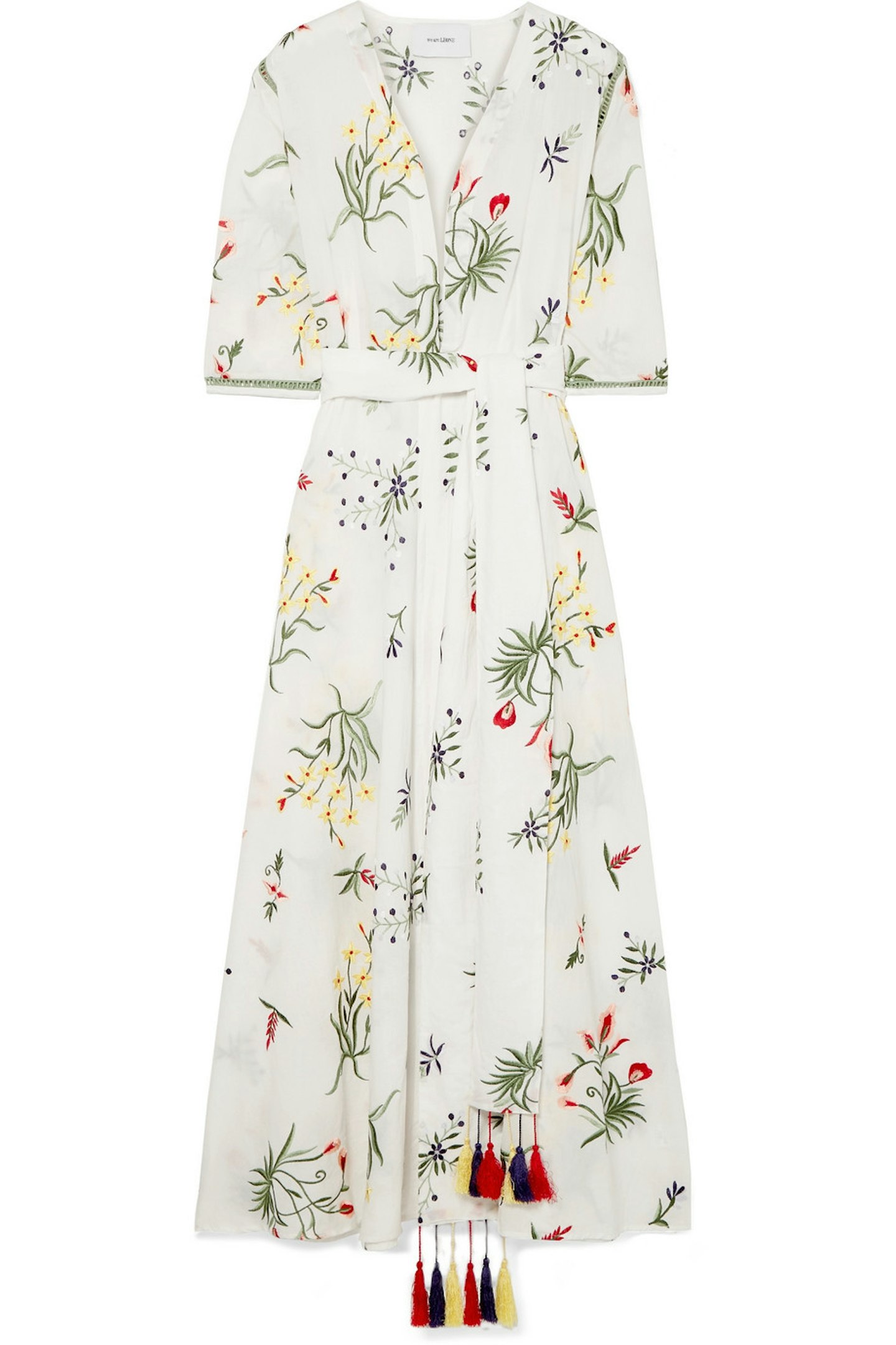 Provence embroidered robe dress by We Are Leone, £440