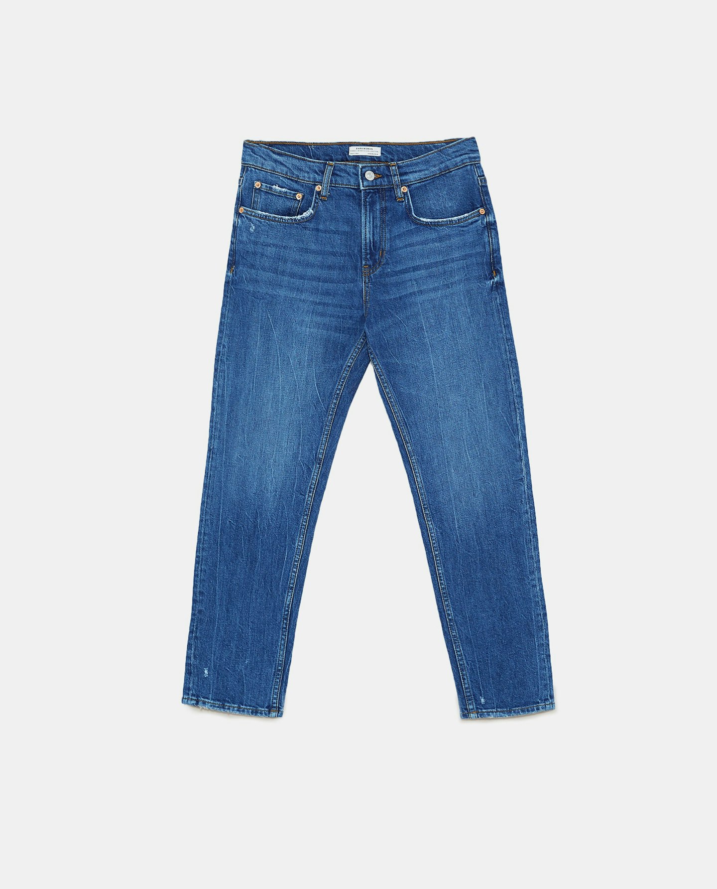 Slim boyfriend jeans by Zara, £39.99