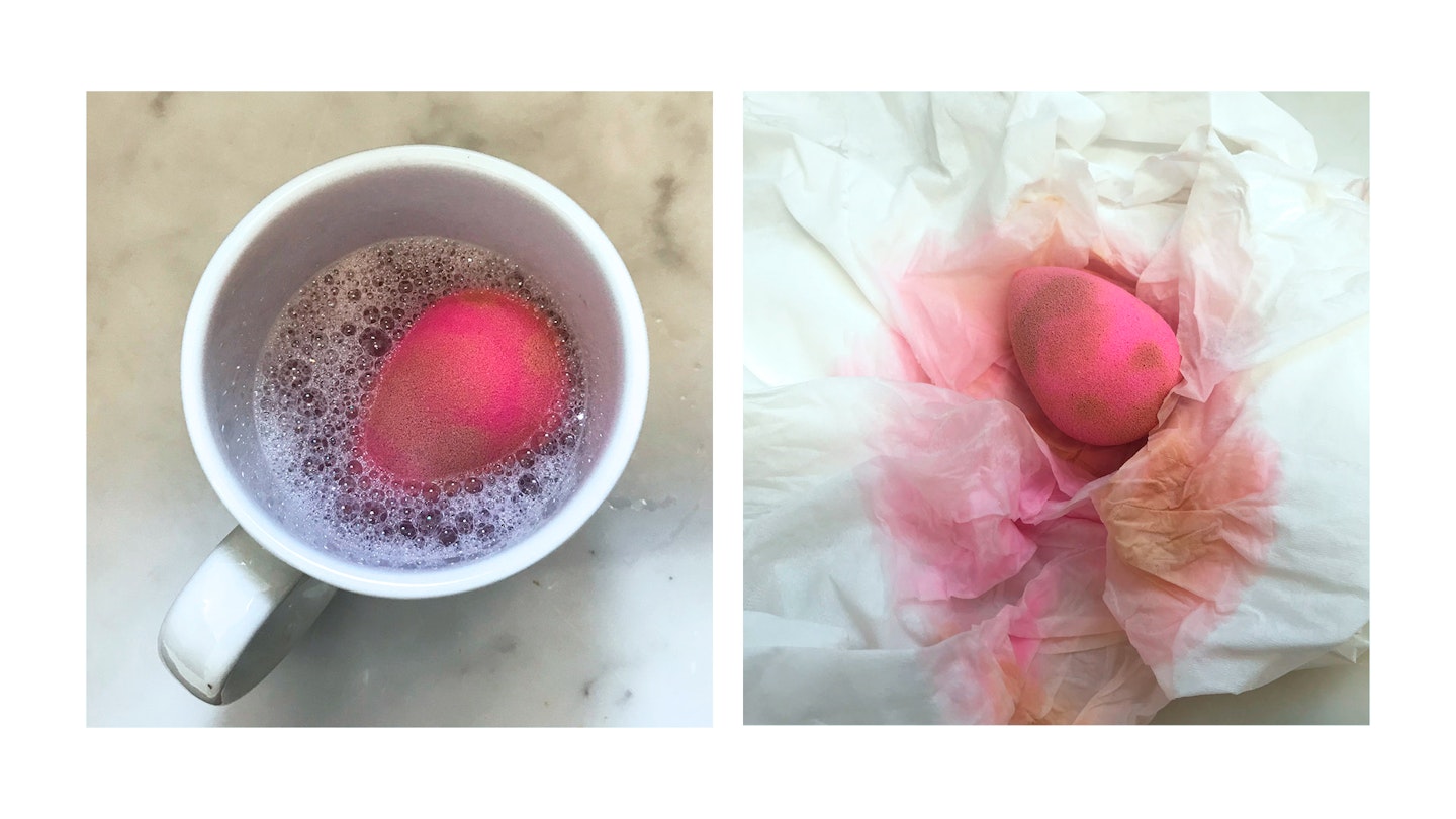 We Microwaved A Beauty Blender To See If This New Cleaning Hack Actually Works