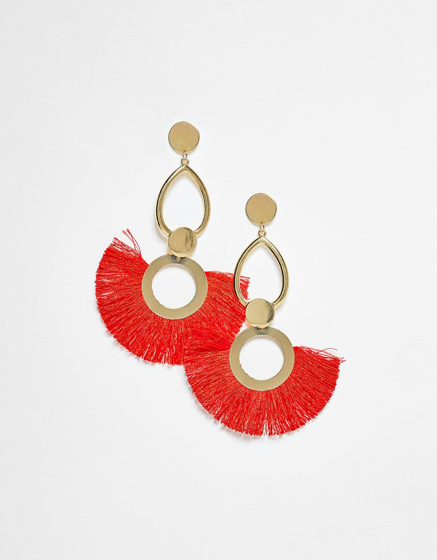 Round fringe earrings by Bershka, £5.99