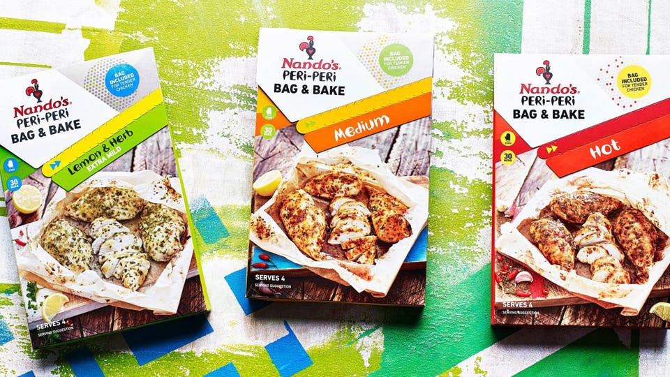 Hot Nando's Bake & Bag 20g (Pack Of 6
