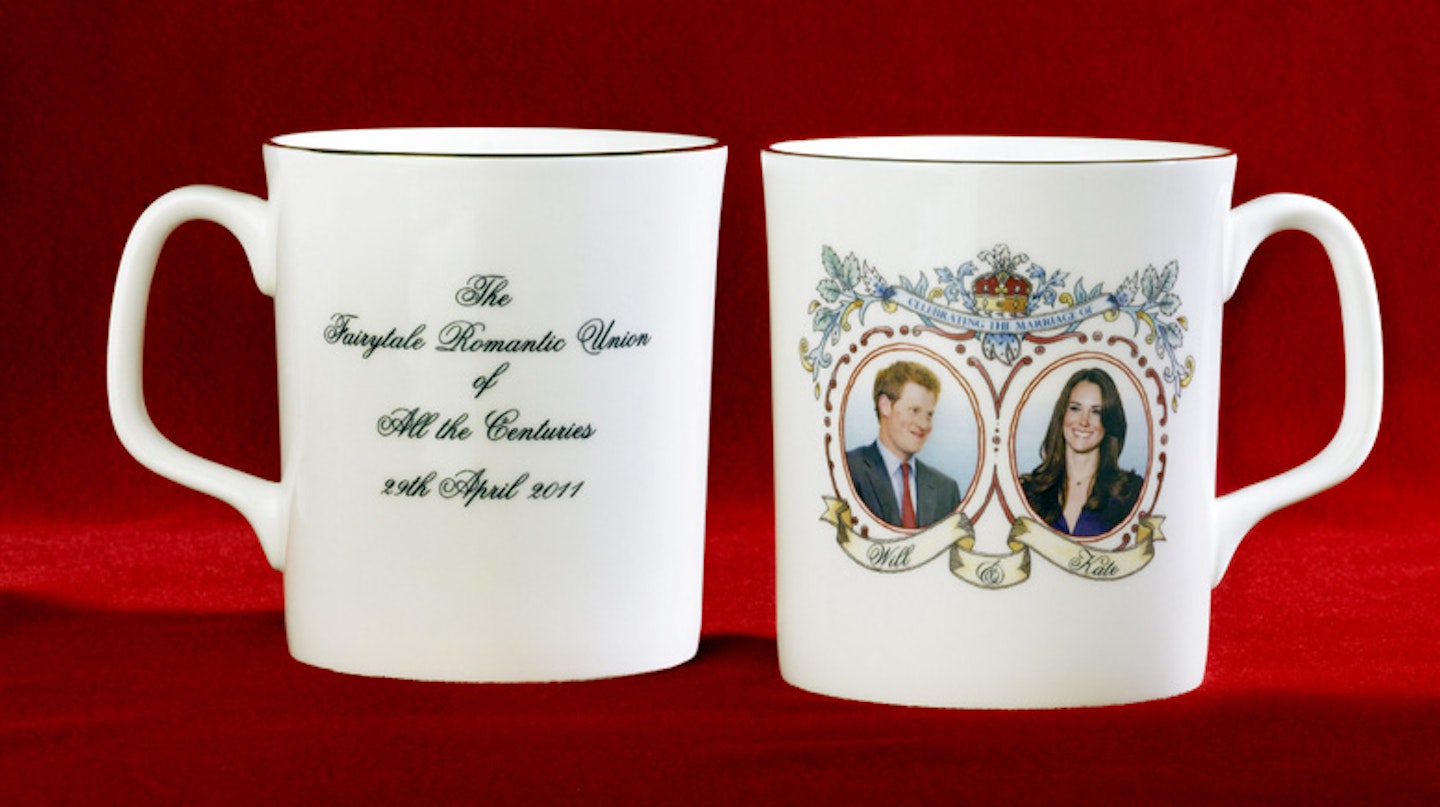 Royal wedding souvenir mug