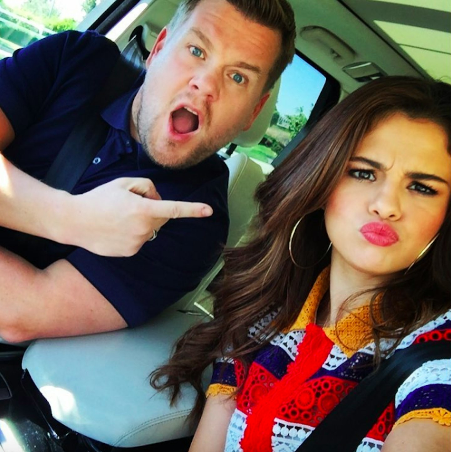 James Corden Selena Gomez