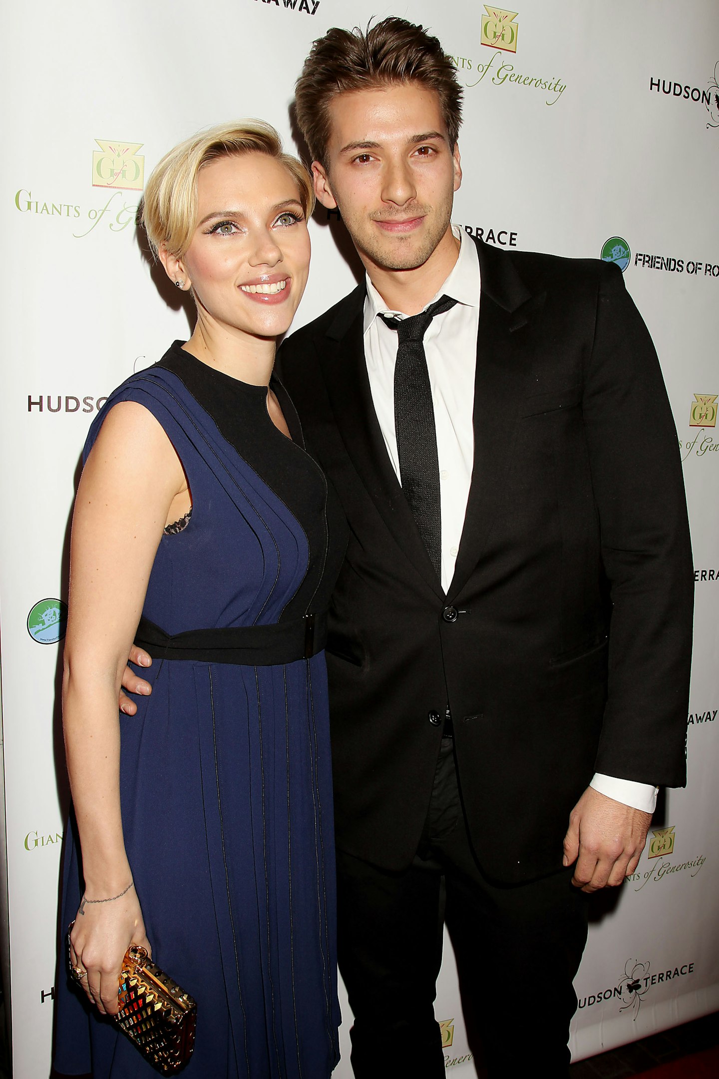 Hunter and Scarlett Johansson
