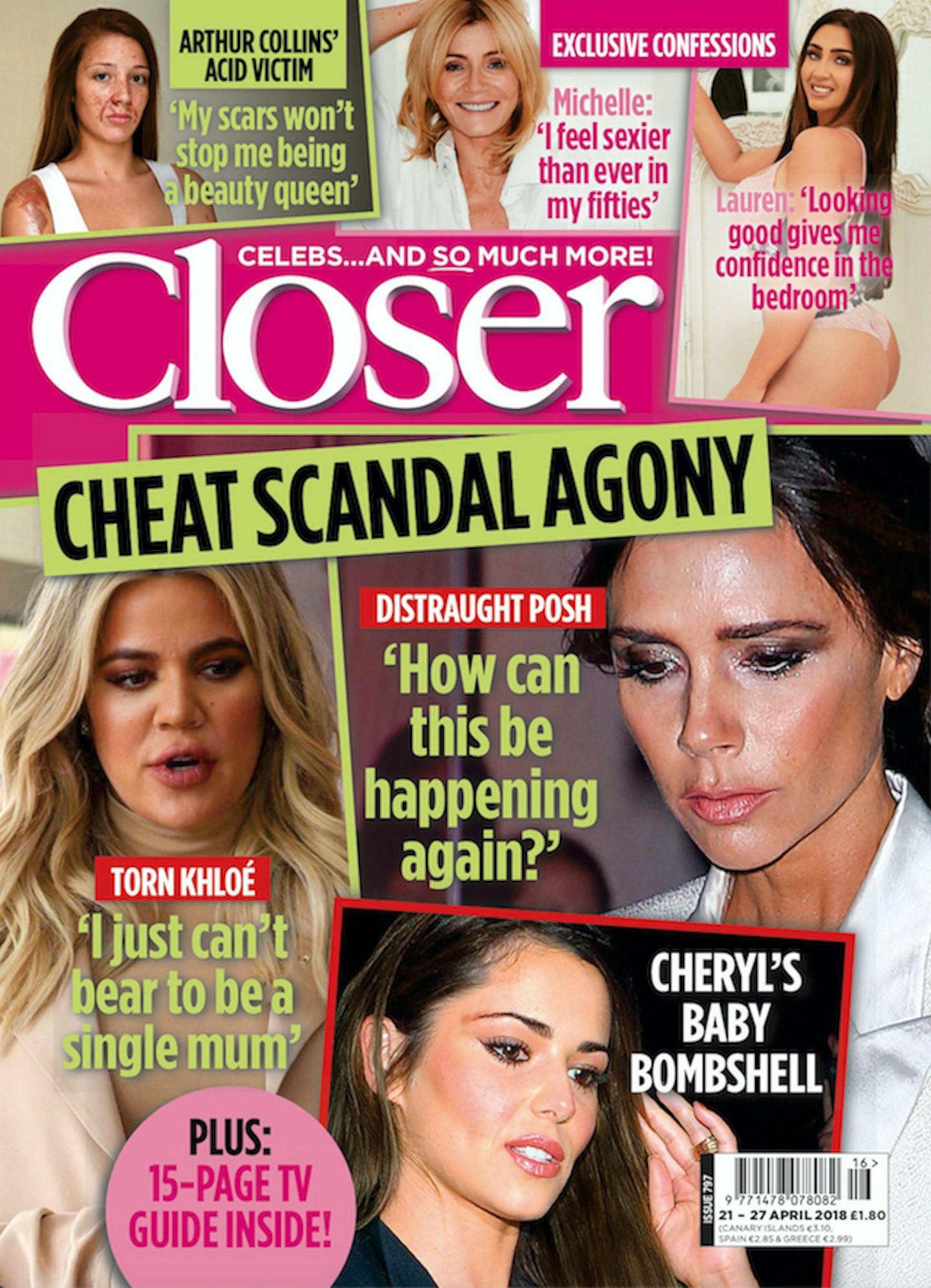 Closer magazine April 2018 Scarlett Moffatt 
