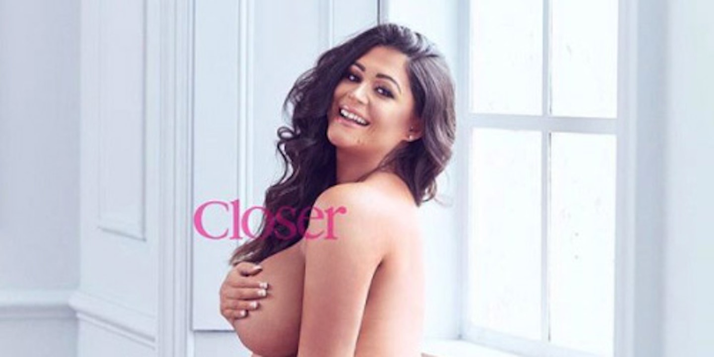 Casey Batchelor naked pregnancy photo shoot Closer magazine