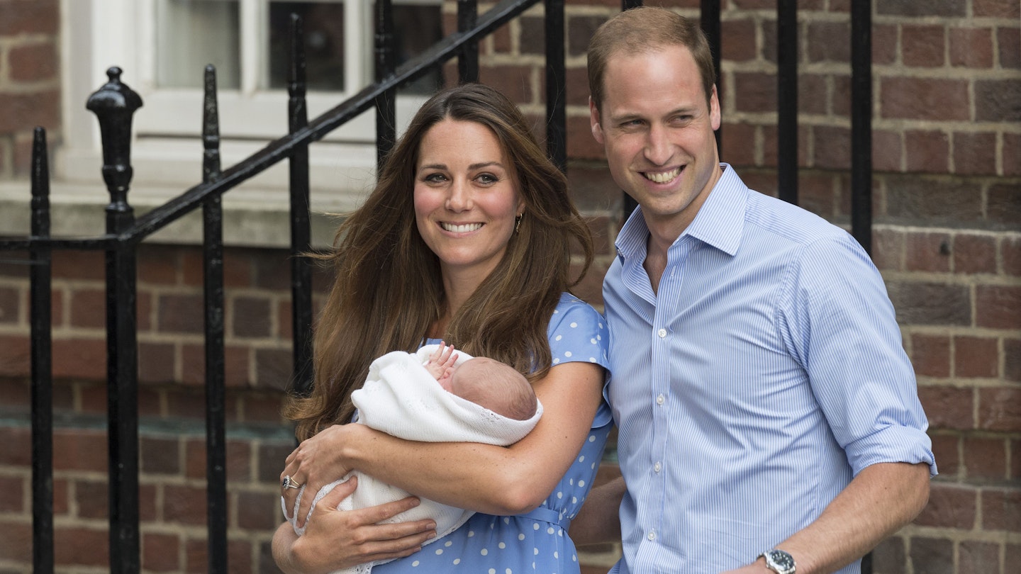 kate middleton prince william prince george lindo wing