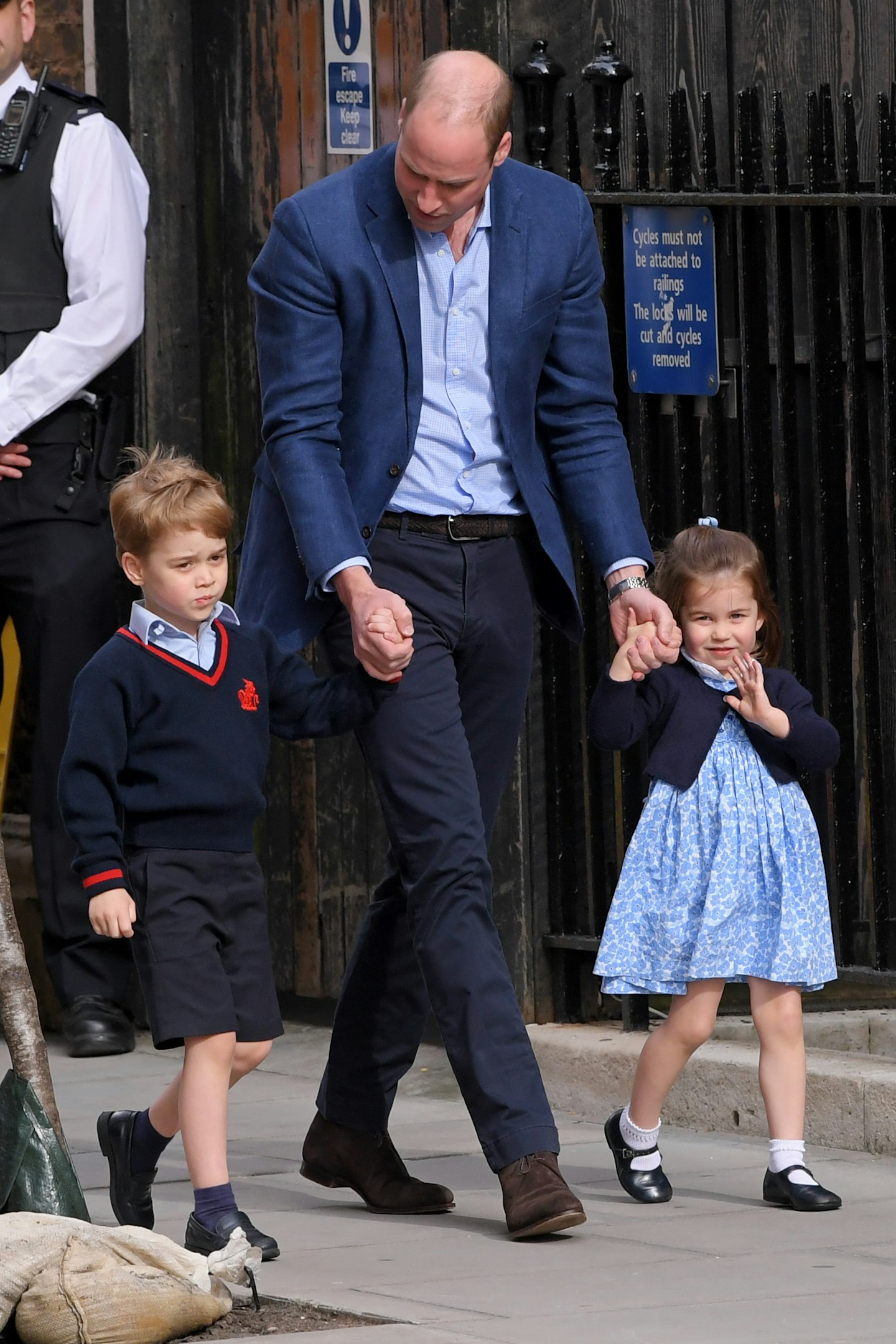 Prince William, Prince George and Princess Charlotte