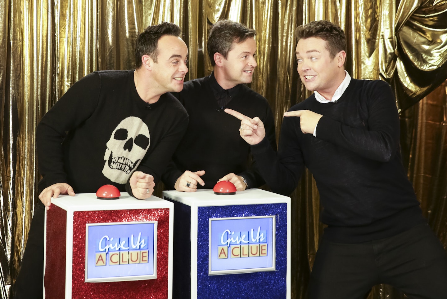 Ant, Dec and Stephen Mulhern