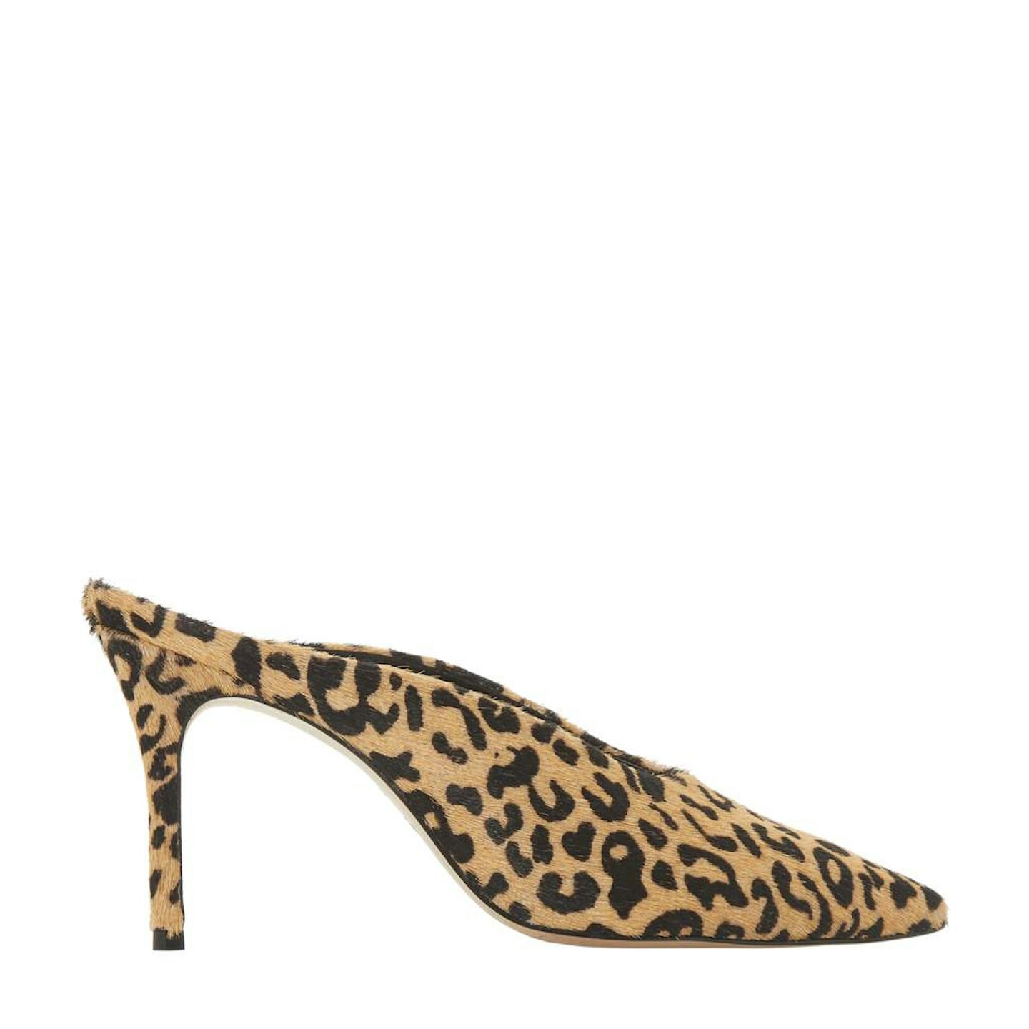 dune leopard print heels