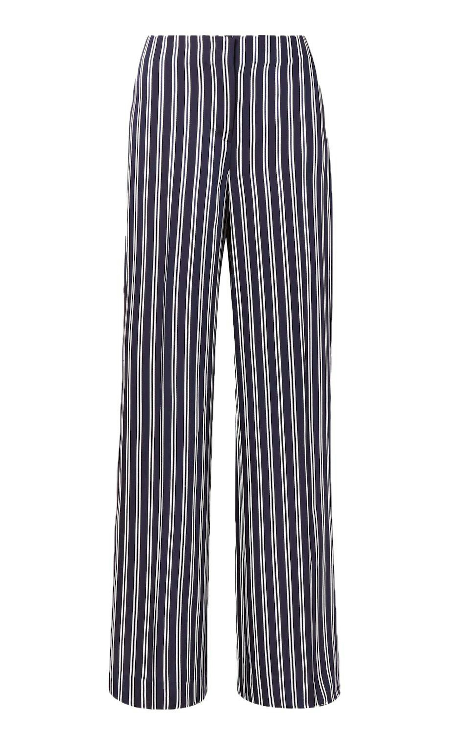 diane von furstenberg stripe trousers