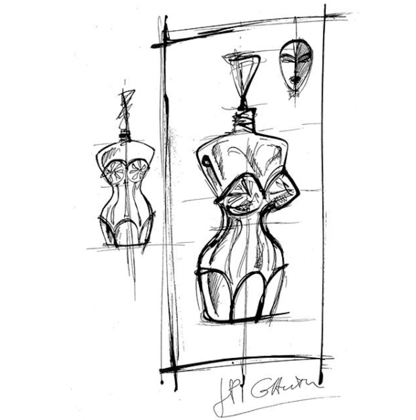 Jean Paul Gaultier Classique sketch