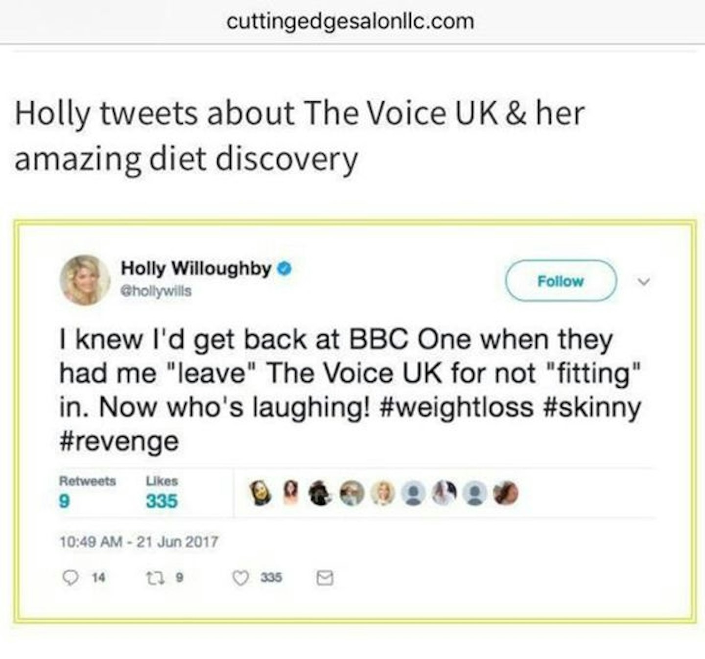 Holly Willoughby quit This Morning