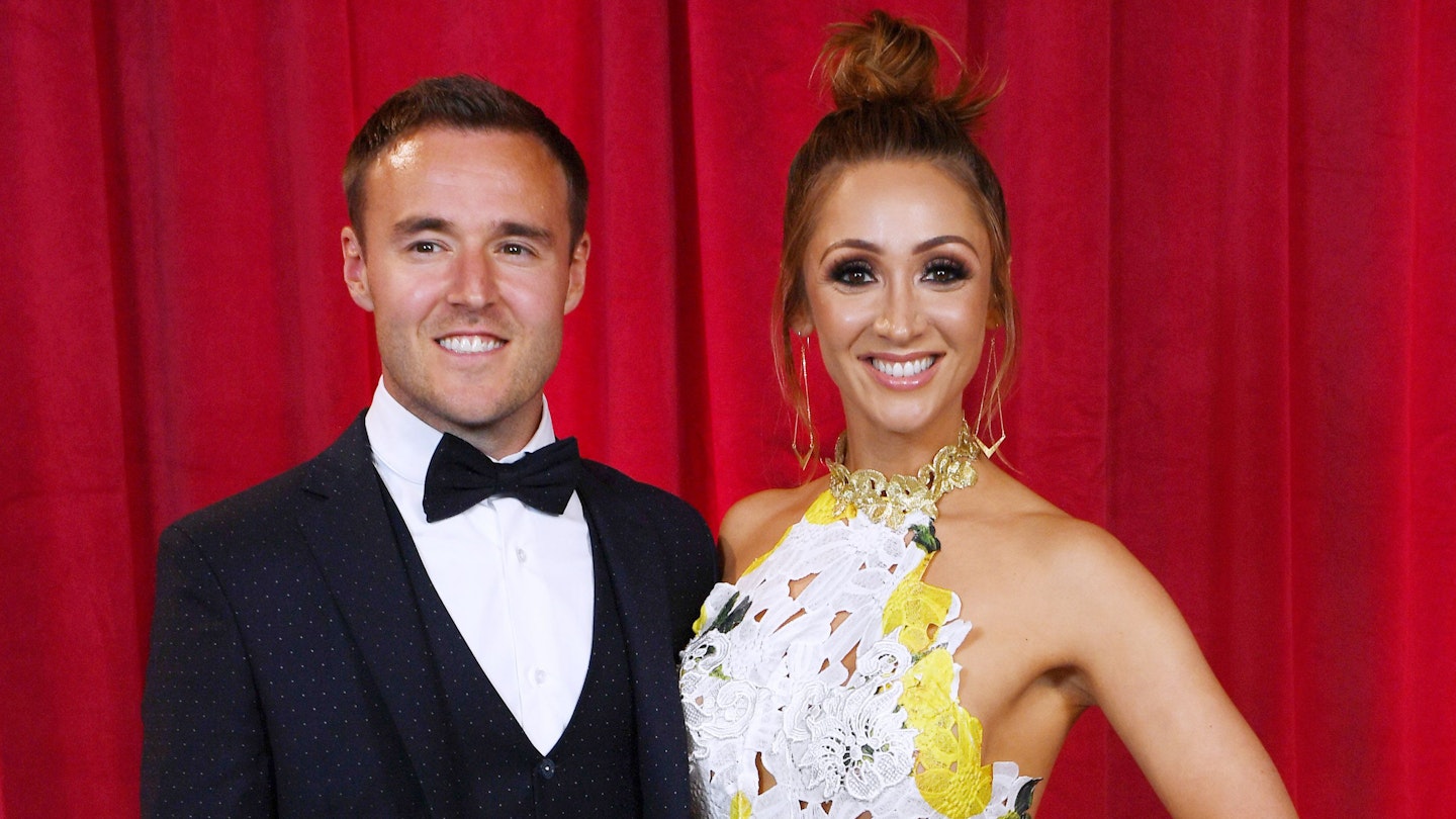 Alan Halsall and Lucy-Jo Hudson