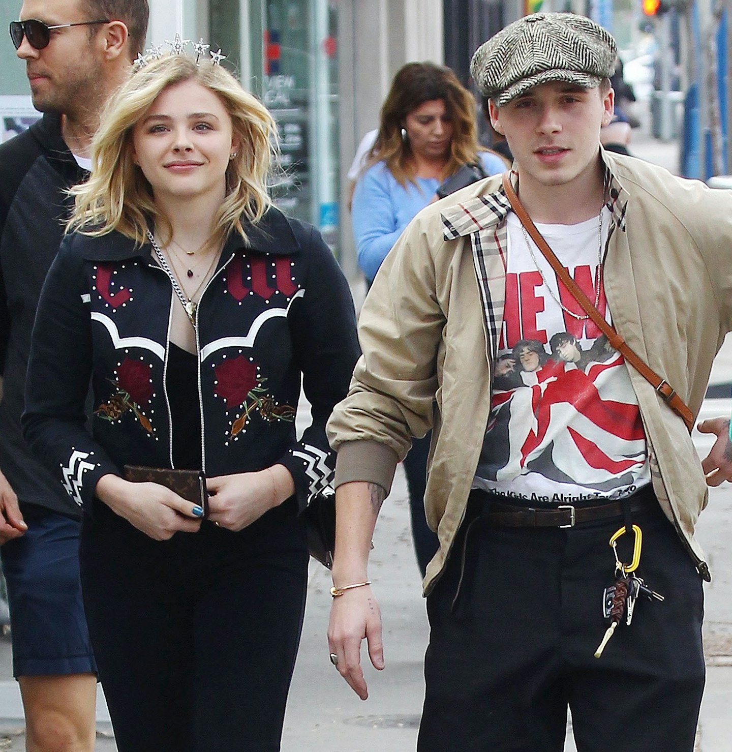 Brooklyn Beckham and Chloe Mortez