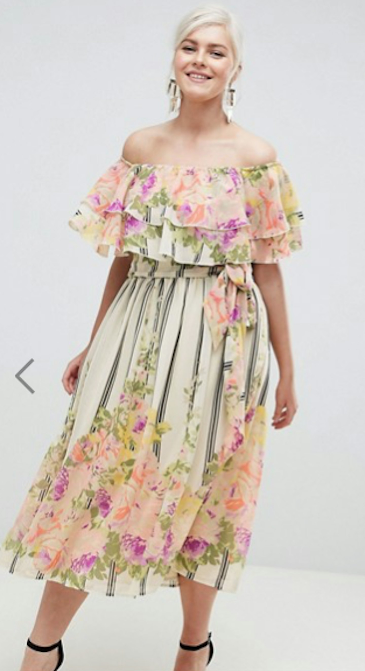 asos floral dress