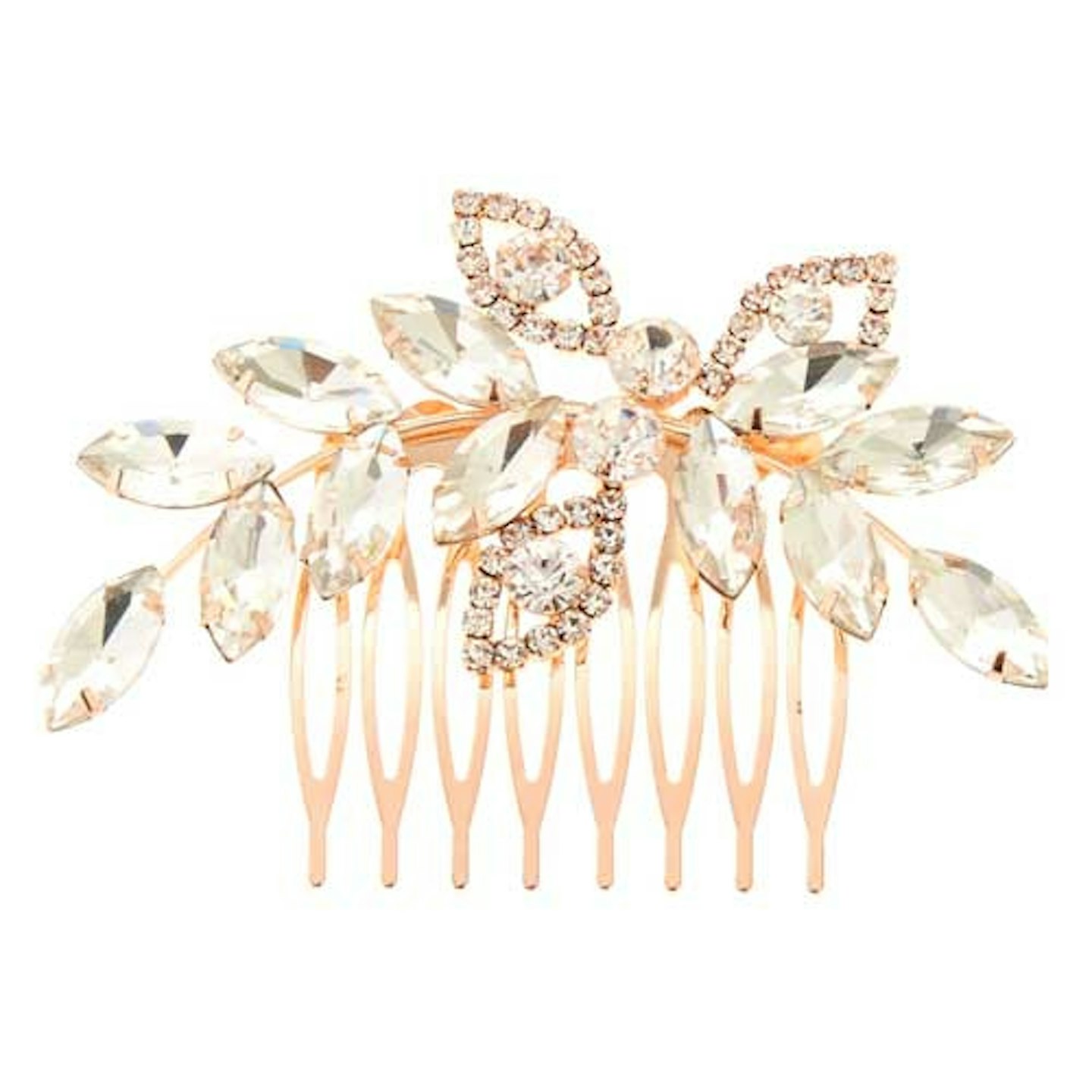 rose gold hair piece claires