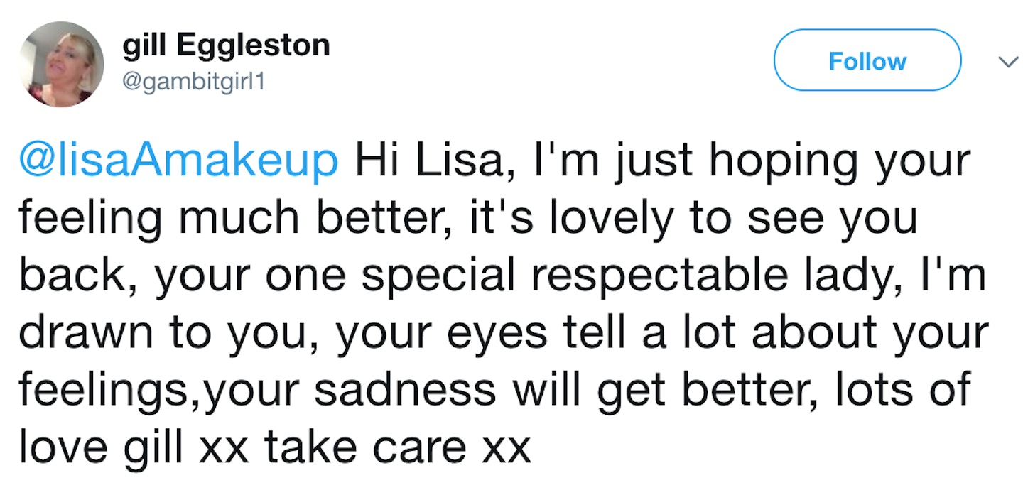 Lisa Armstrong liked tweet