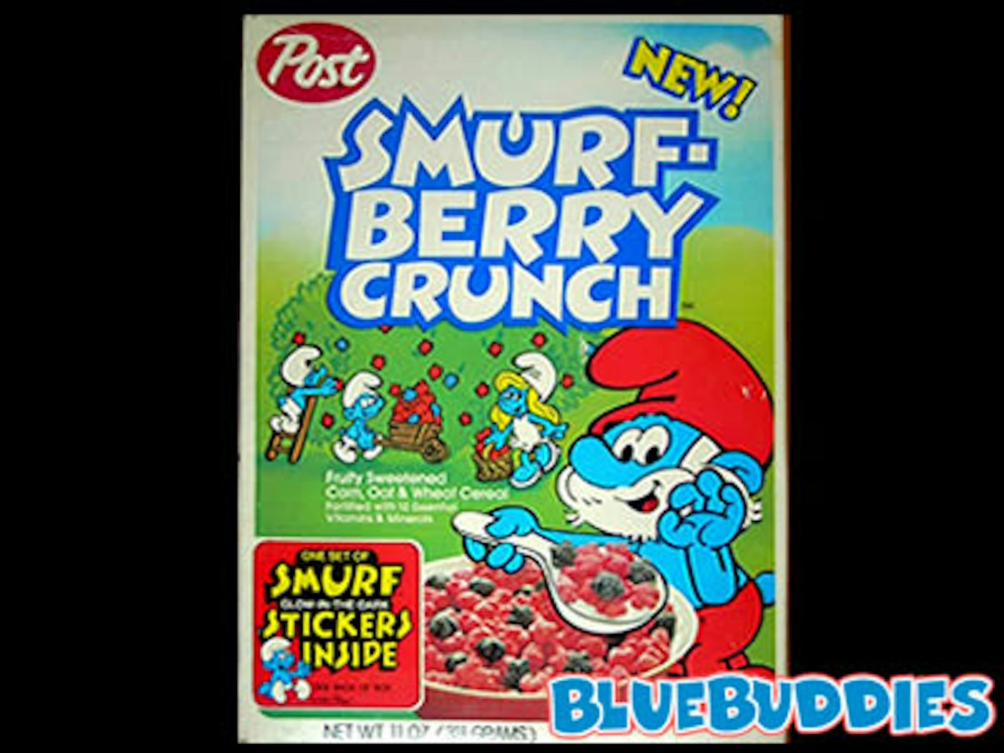 Discontinued cereals Smurf Berry Crunch
