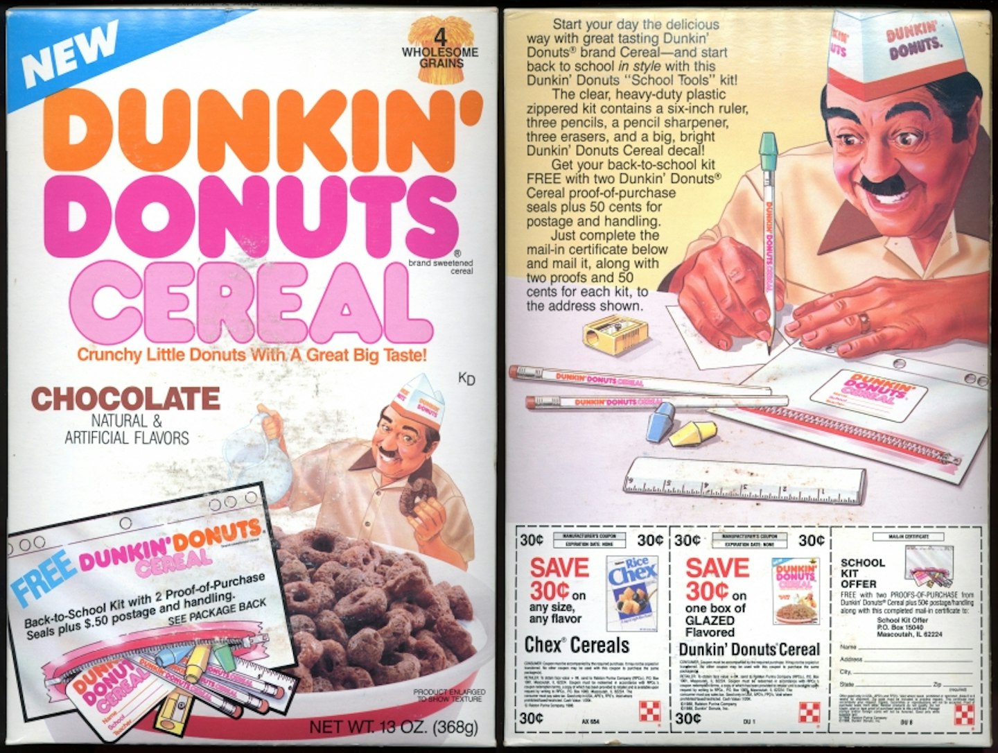 Discontinued cereals Dunkin' Donuts Cereal