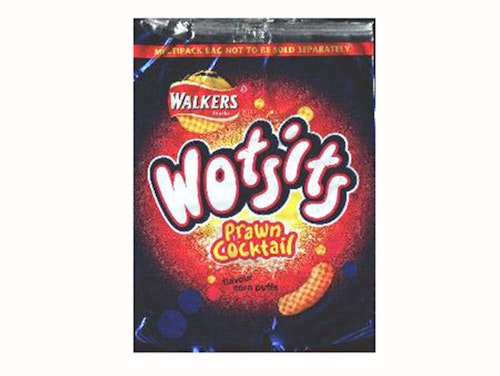 Discontinued crisps Prawn Cockatil Wotsits