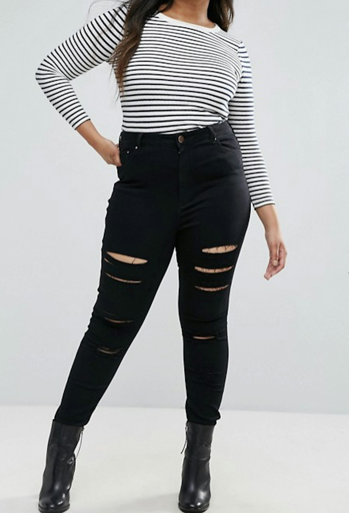 jeans trend ripped black