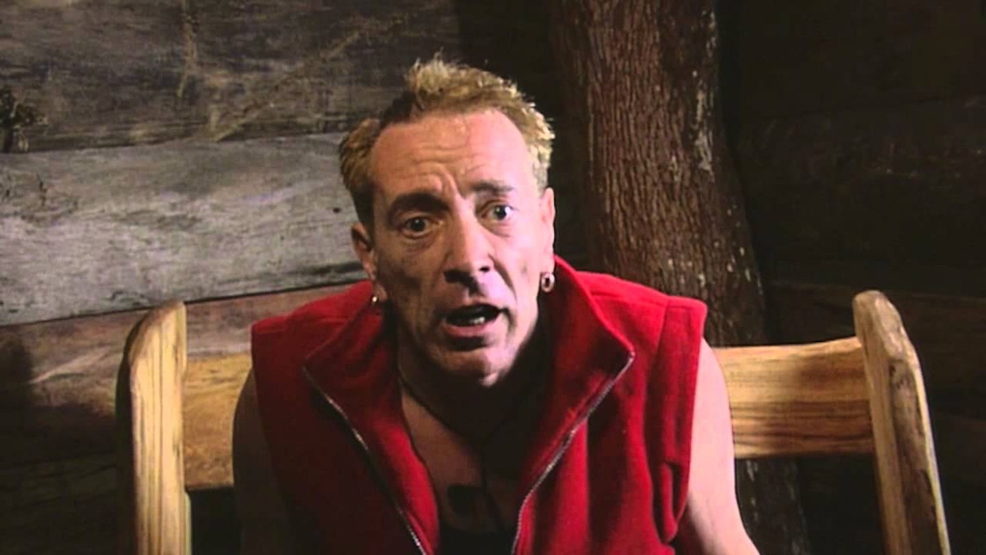 John Lydon I'm A Celebrity contestant