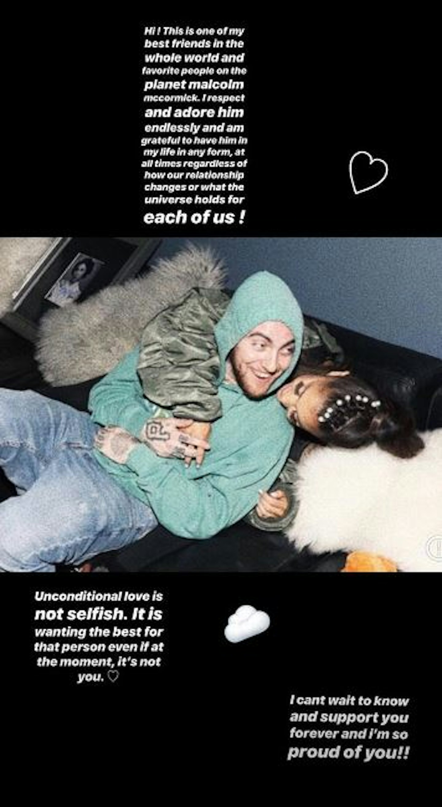 Ariana Grande Instagram Story