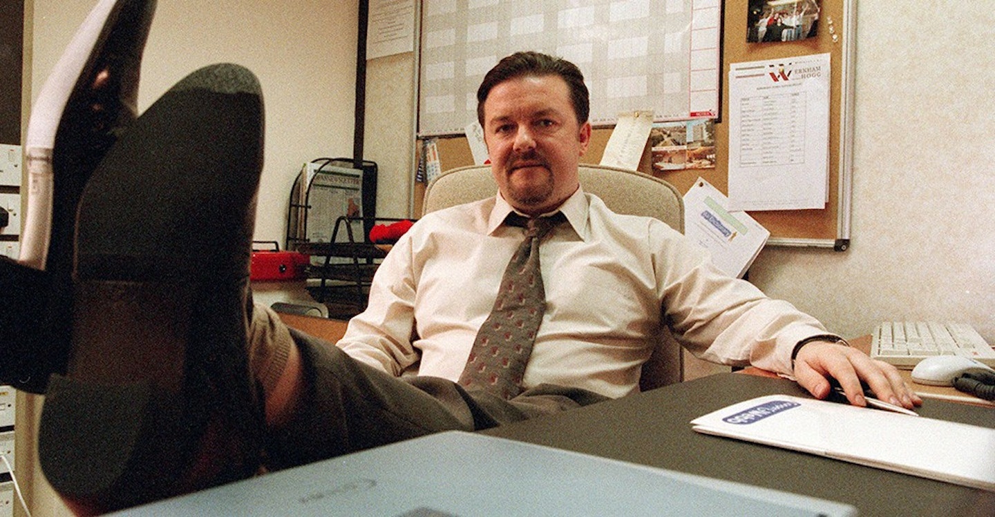 Ricky Gervais (David Brent) then