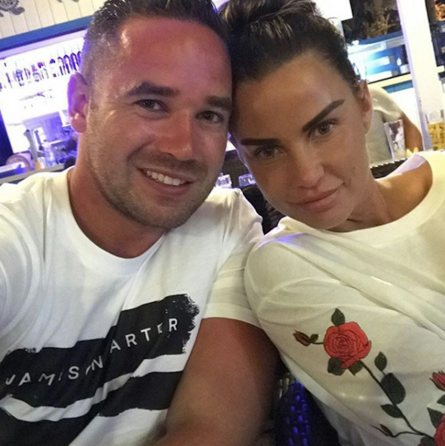 Katie Price and Kieran Hayler selfie together