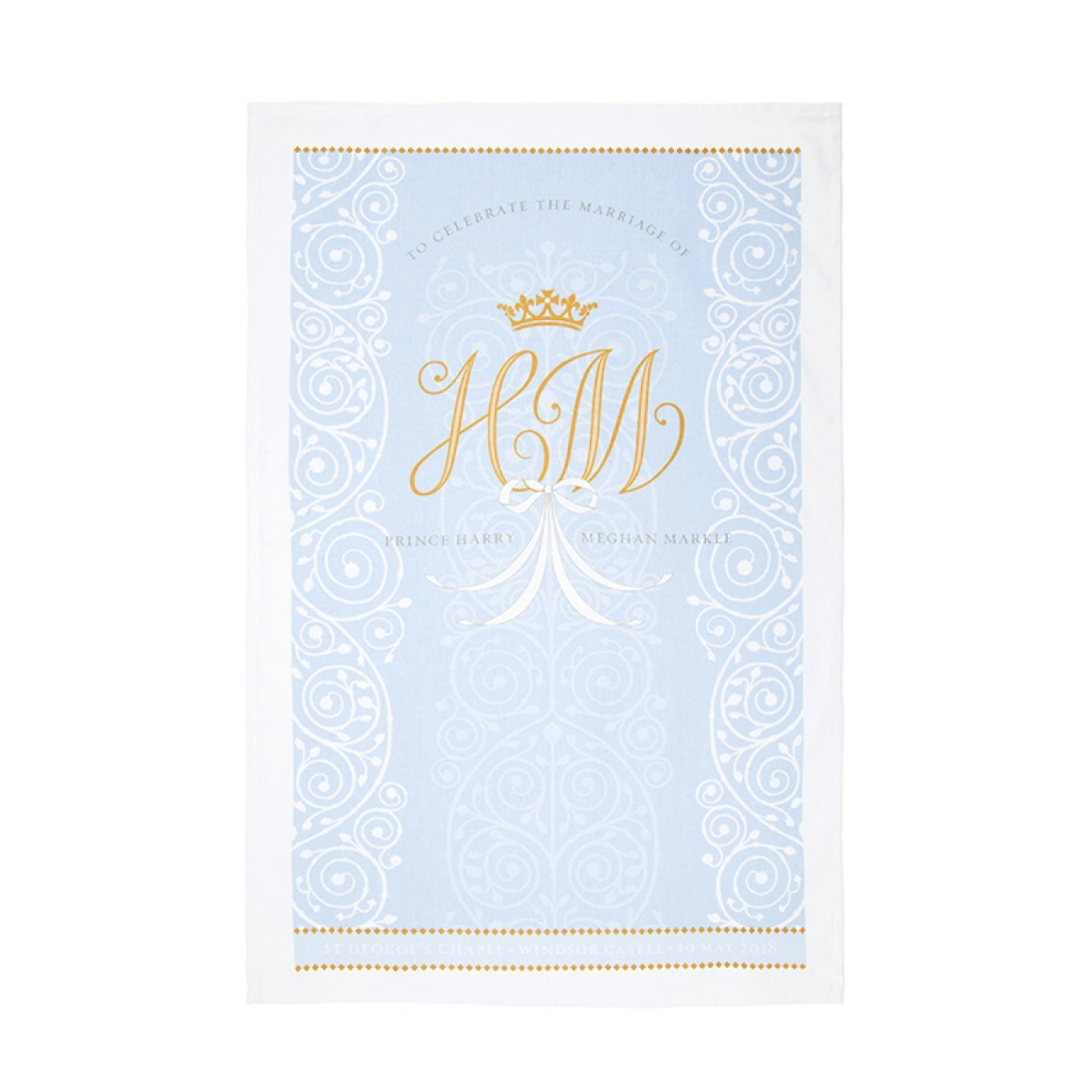 royal wedding tea towel