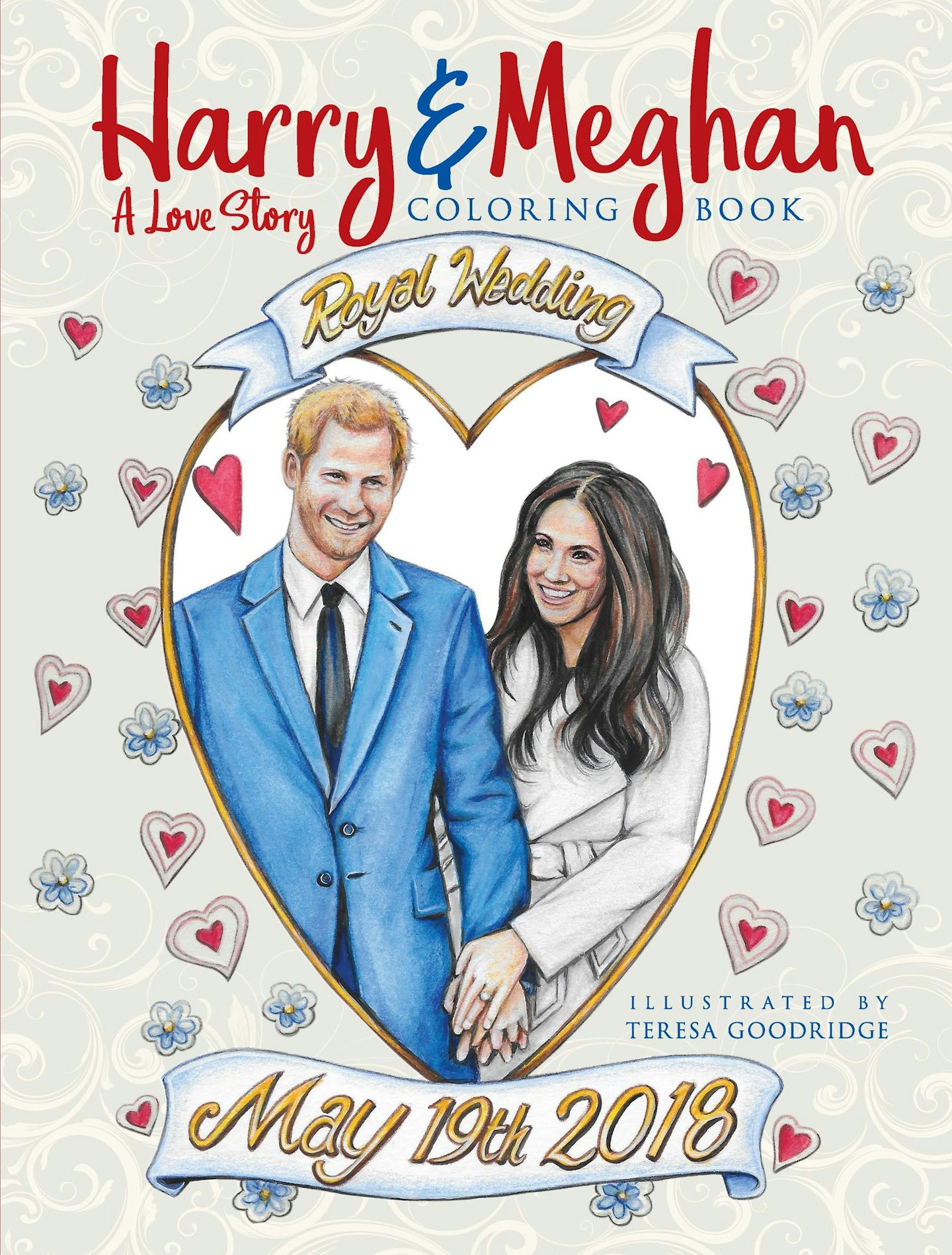 royal wedding colouring book