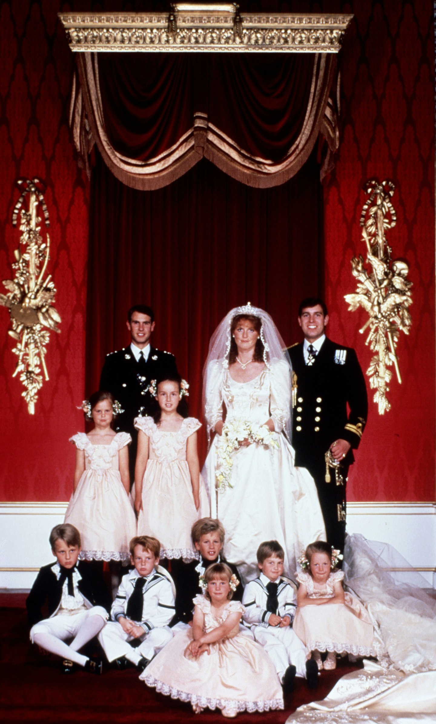 Grazia: Royal Wedding Bridesmaids Prince Andrew Sarah Ferguson