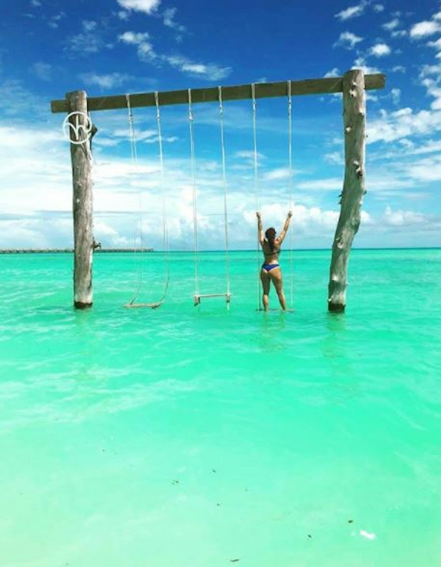 Jesy and Harry on holiday in The Maldives