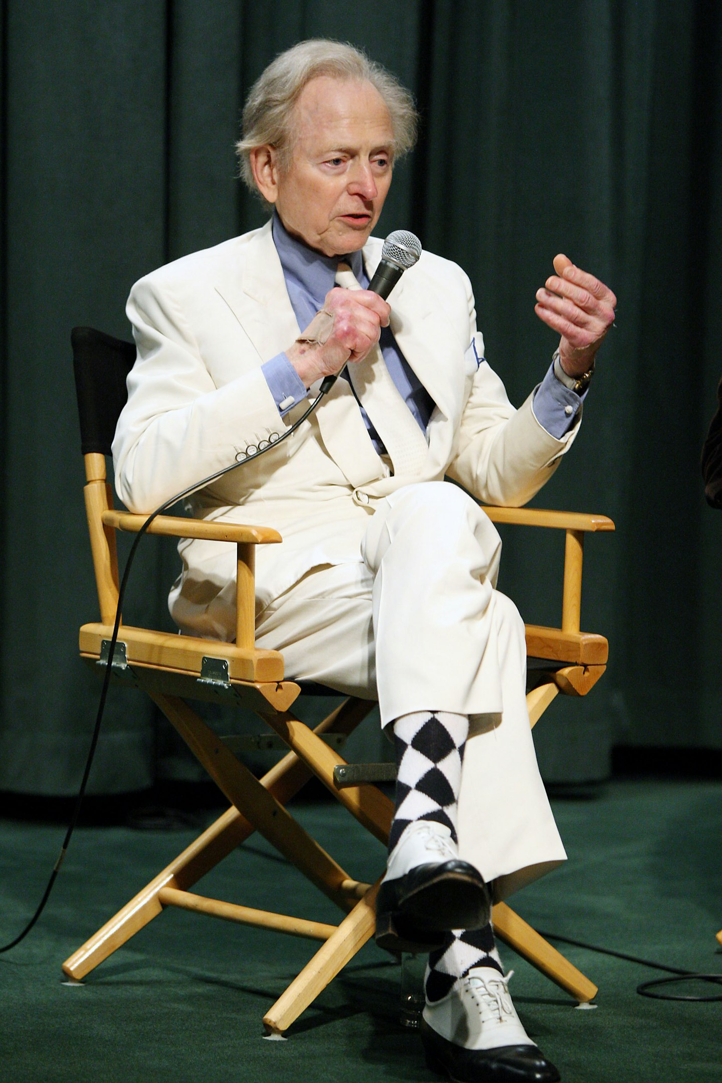 Tom Wolfe Writer White Suit