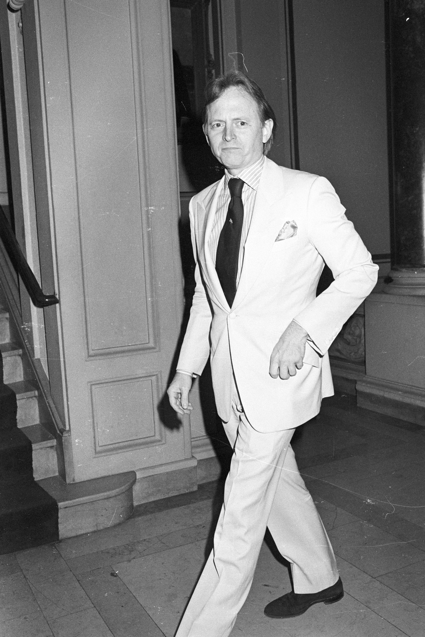 Tom Wolfe Writer White Suit