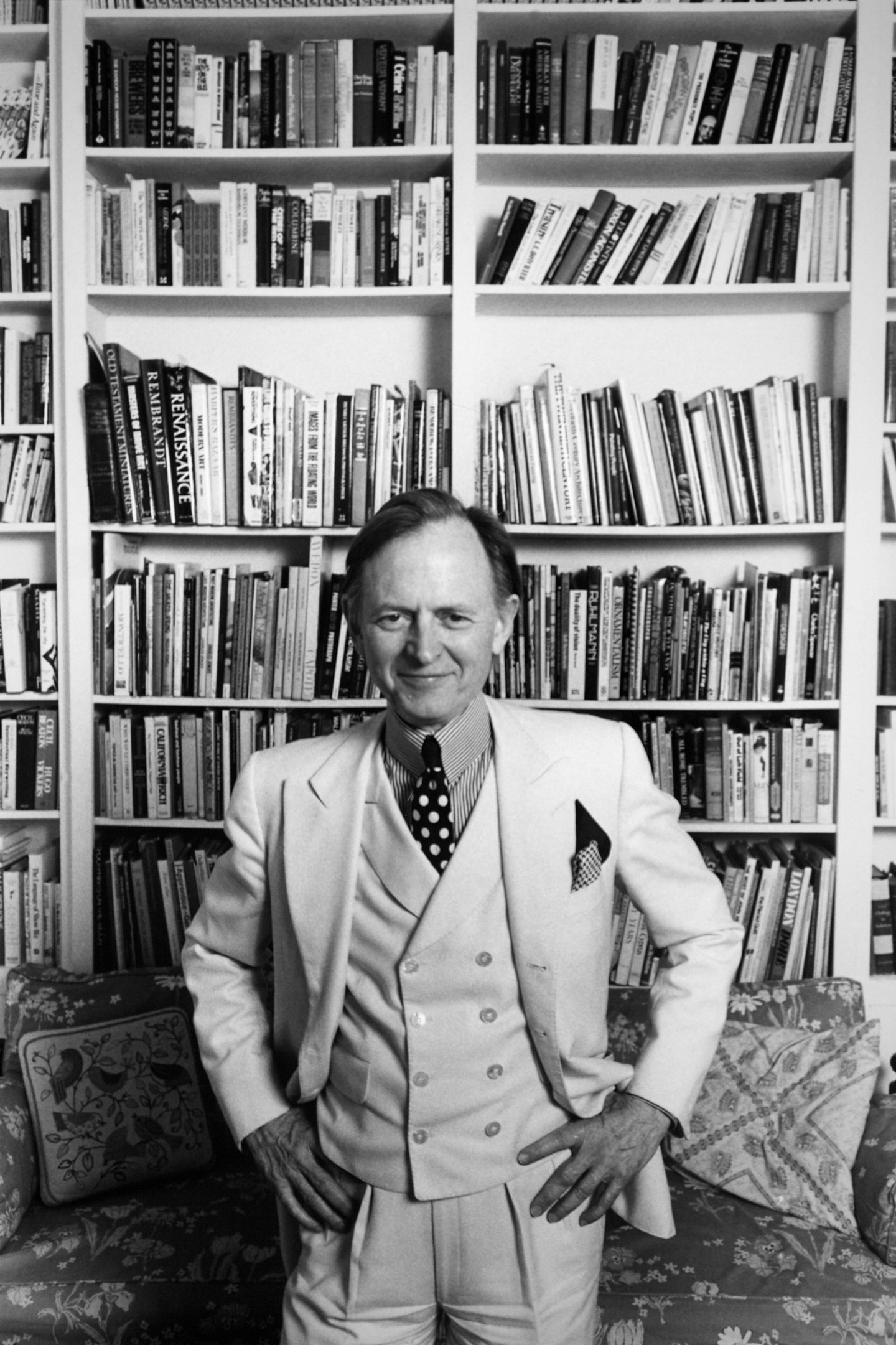 Tom Wolfe Writer White Suit
