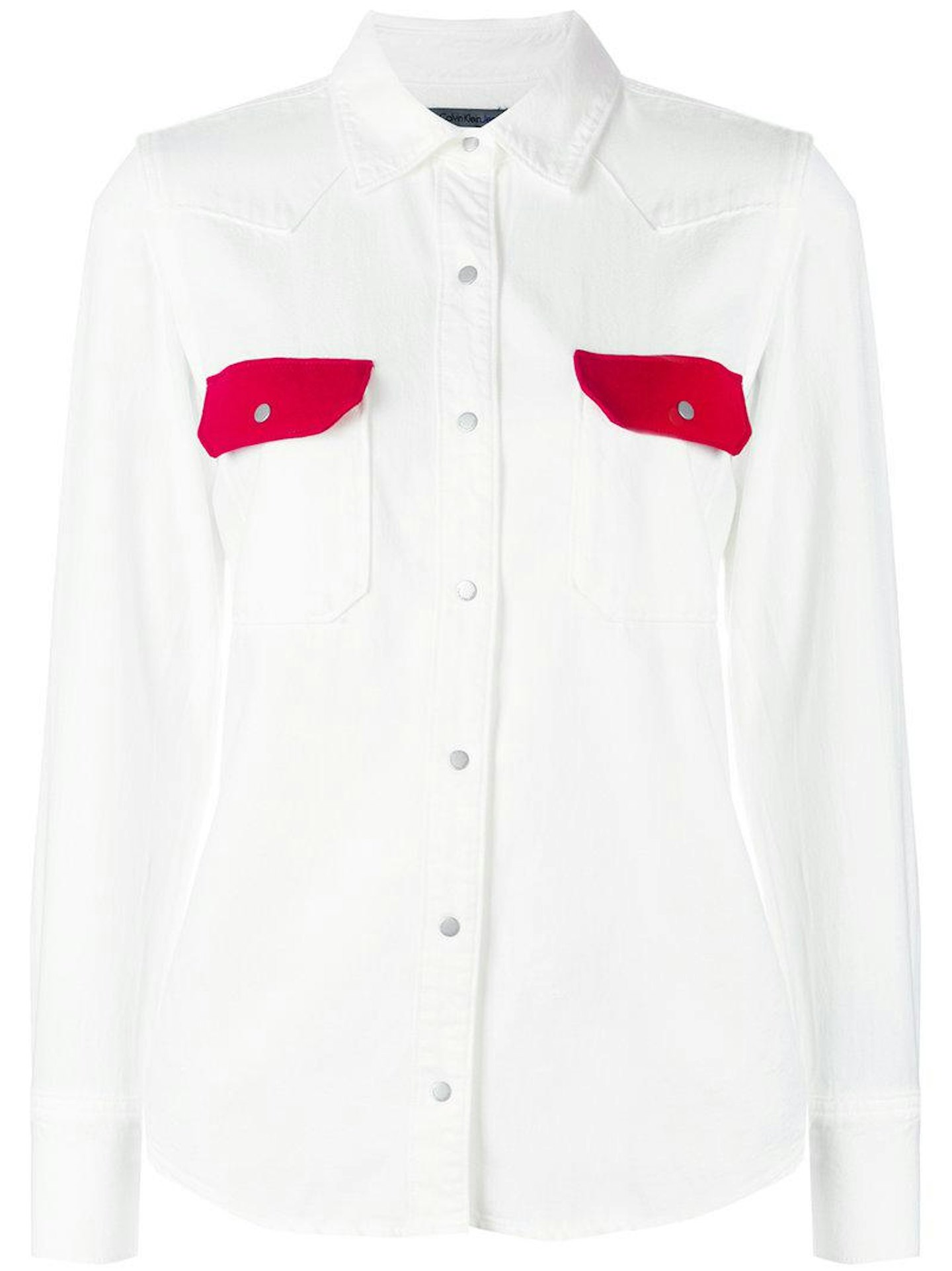 what to wear to work calvin klein white shirt