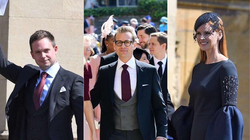 Meghan Markle S Suits Co Stars Have Arrived At The Royal Wedding Grazia Meghan Markle S Suits Co Stars Have Arrived At The Royal Wedding Grazia