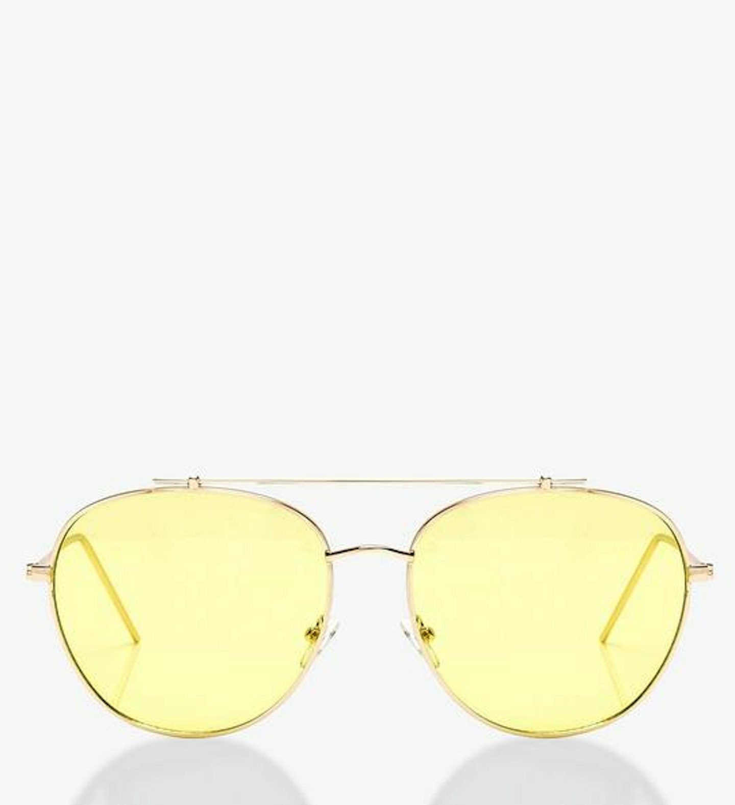 Ava yellow lens aviator sunglasses