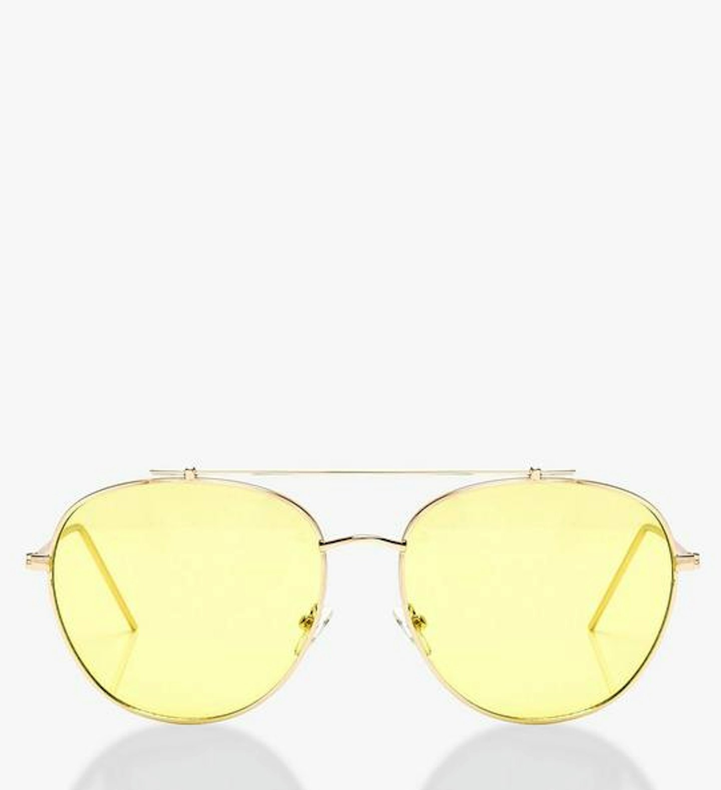 Ava yellow lens aviator sunglasses