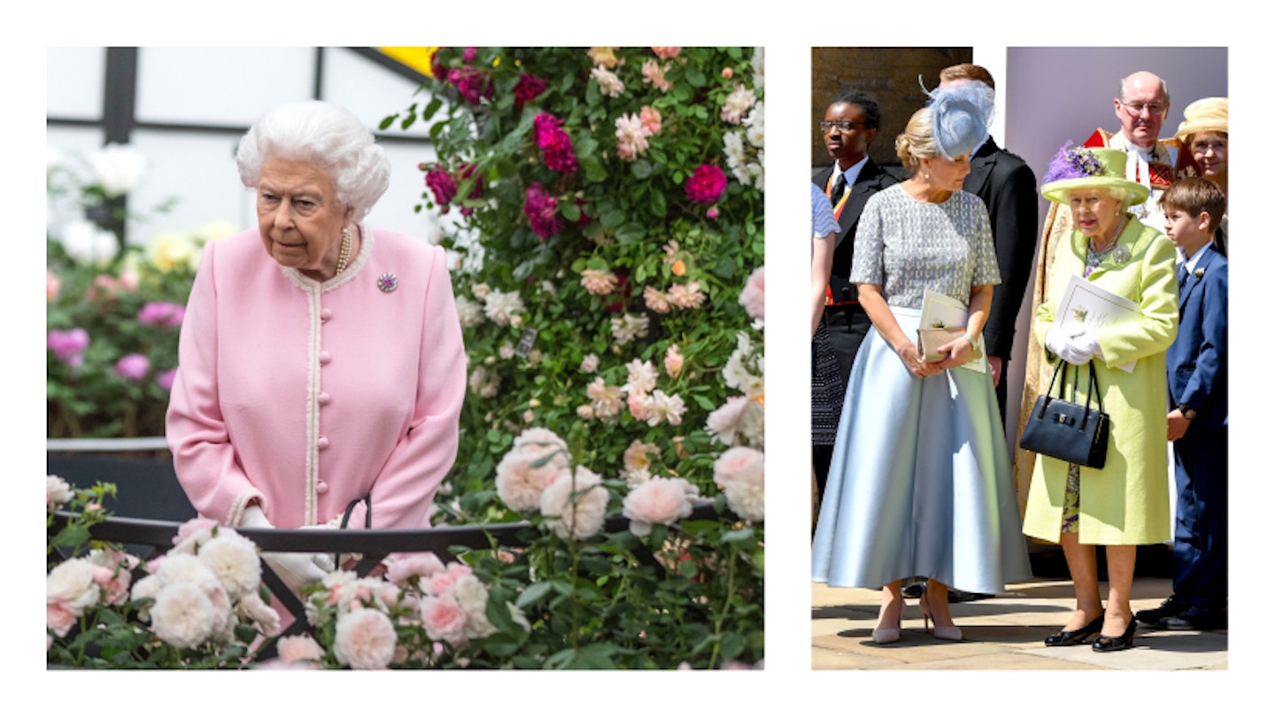 Queen Elizabeth II Royal Wedding chelsea flower show