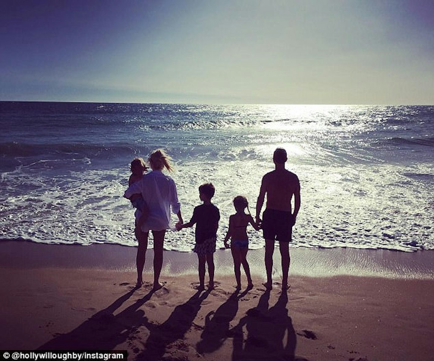 Holly Willoughby family holiday