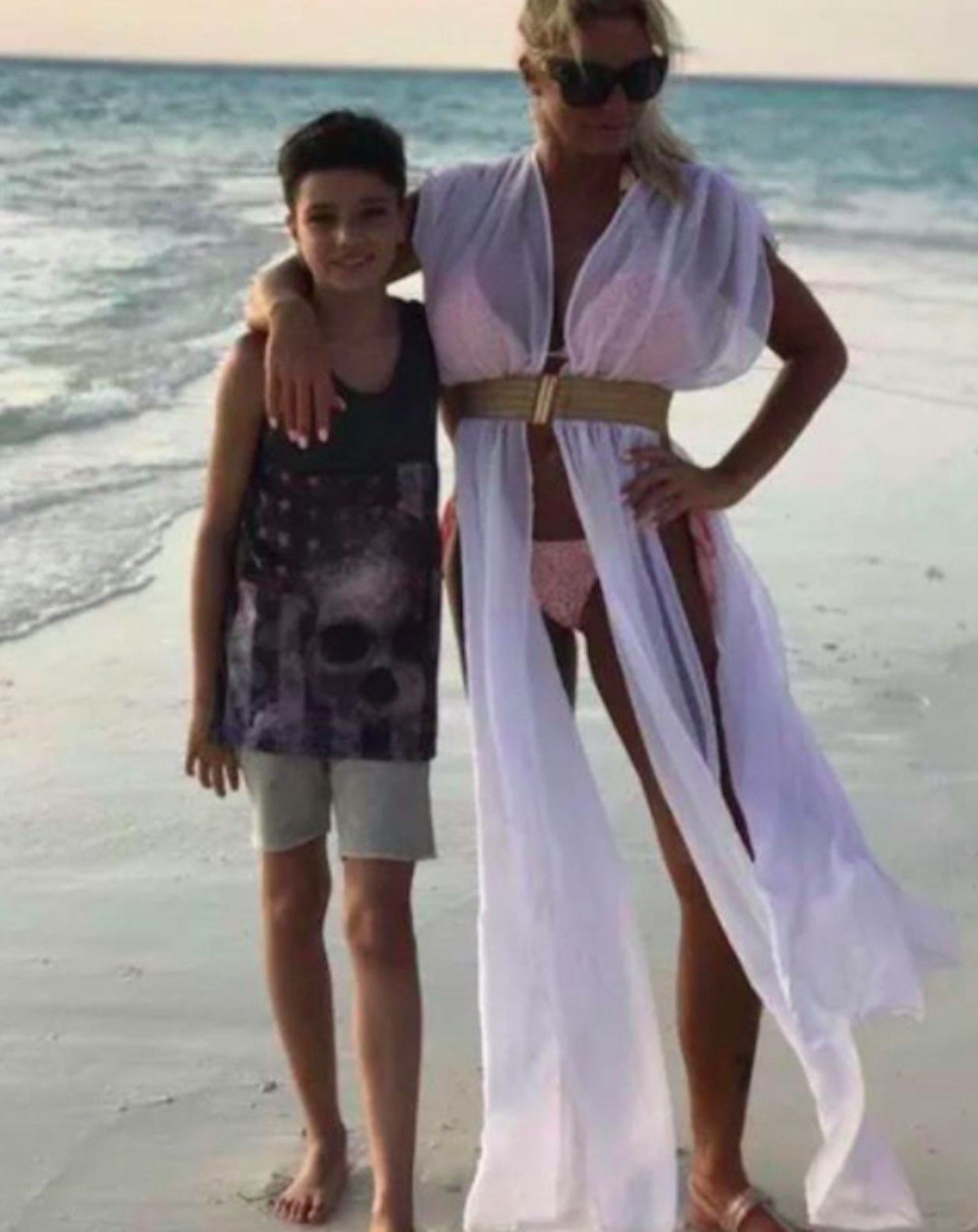 Katie Price family holiday