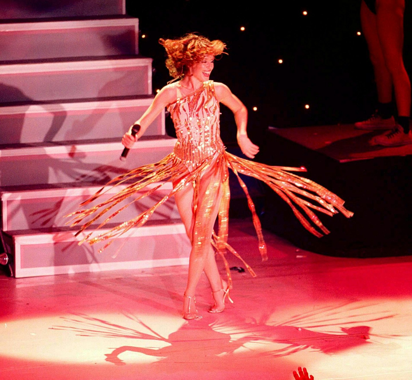 Kylie performing at G.A.Y. in 2000