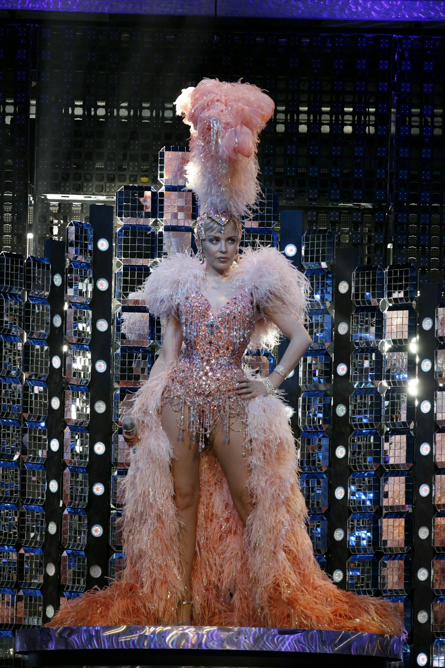 Kylie performing in Sydney in 2006
