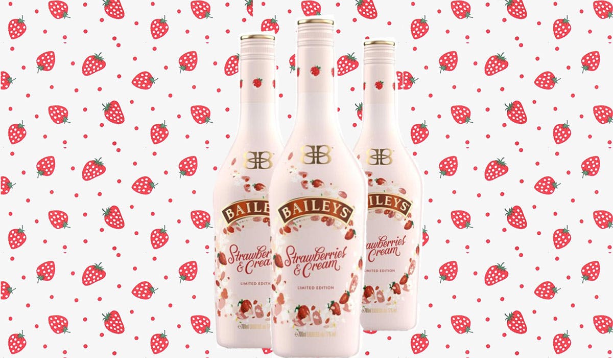 Strawberries and Cream Baileys is now available and we’re SO here for