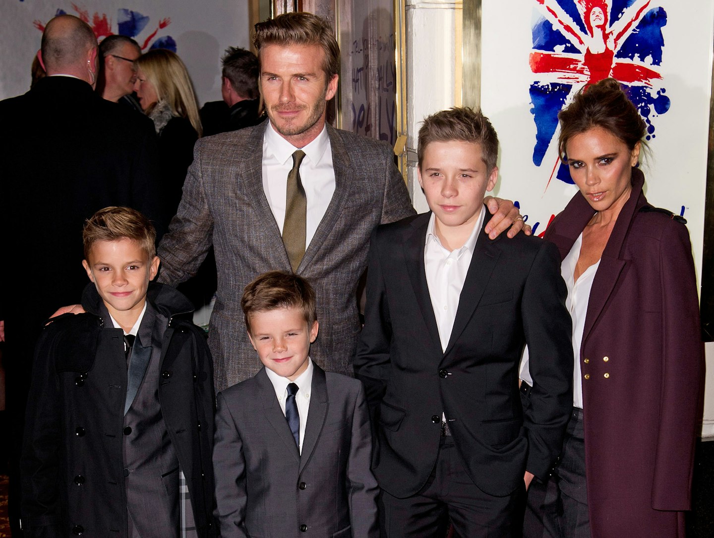 David and Victoria Beckham family