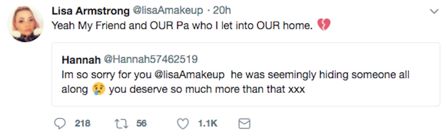 Lisa Armstrong tweet