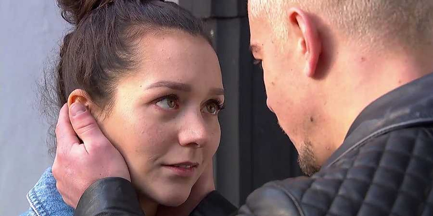 Hollyoaks Cleo McQueen Joel Dexter